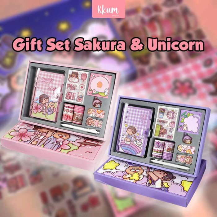 

10 In 1 Gift Jurnal Set/ Paket Agenda Hadiah Hampers/ Notebook Journal