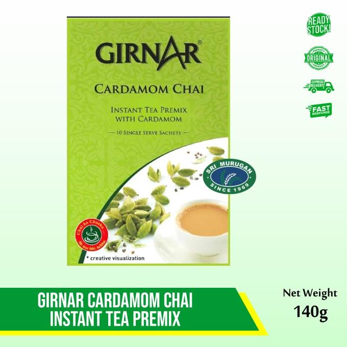 

#@#@#@#@] GIRNAR CARDAMOM CHAI INSTANT TEA PREMIX CARDAMOM 140 GM