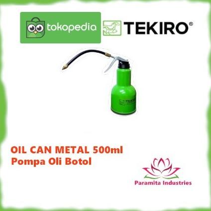 pompa oli botol 500 ml tekiro oil can metal