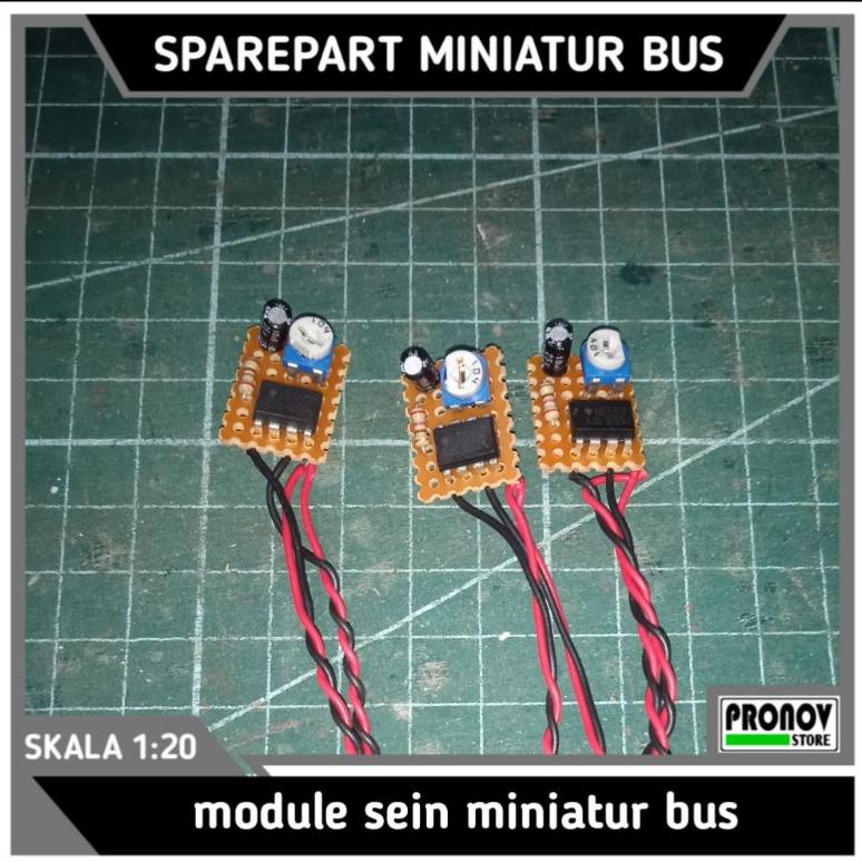 [Arc] Module Hazard / Sein Miniatur Bus Truk Gass