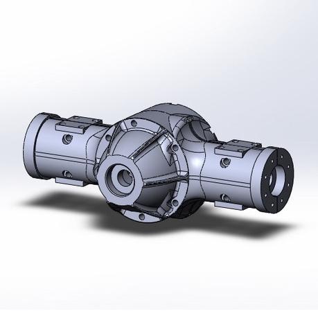 [Kks] Gardan Gerinda Miniatur Truk Lebar Bak 25 Cm Skala 10  Single / Tronton Gardan No Diffrential 