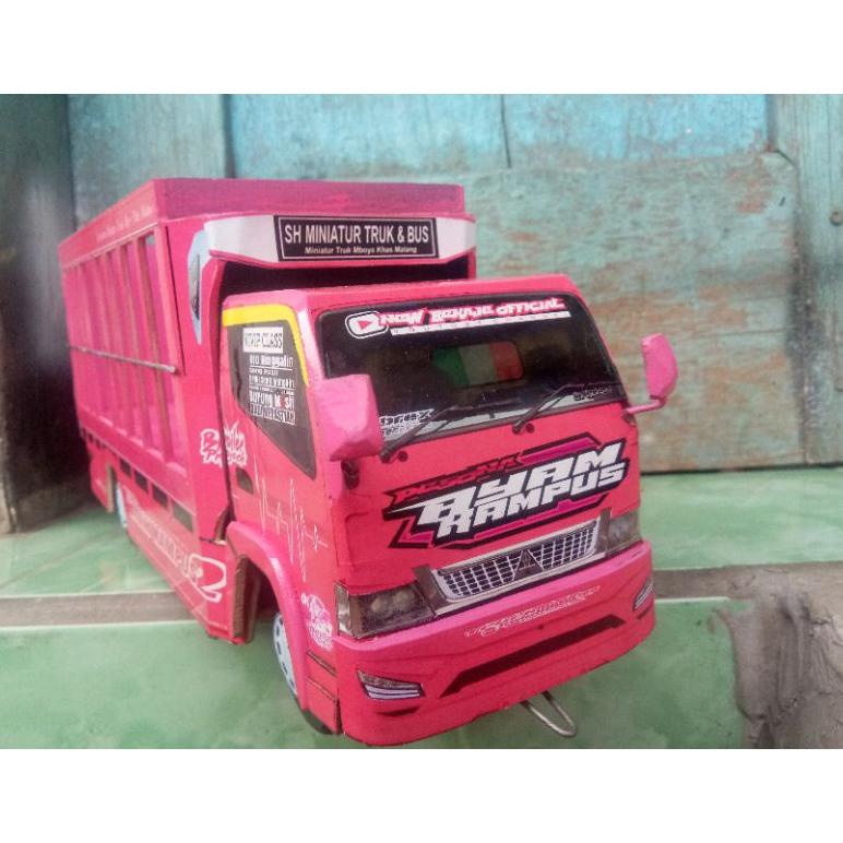 [Kks] Miniatur Truk Ayam Kampus Panjang 30Cm Shopee