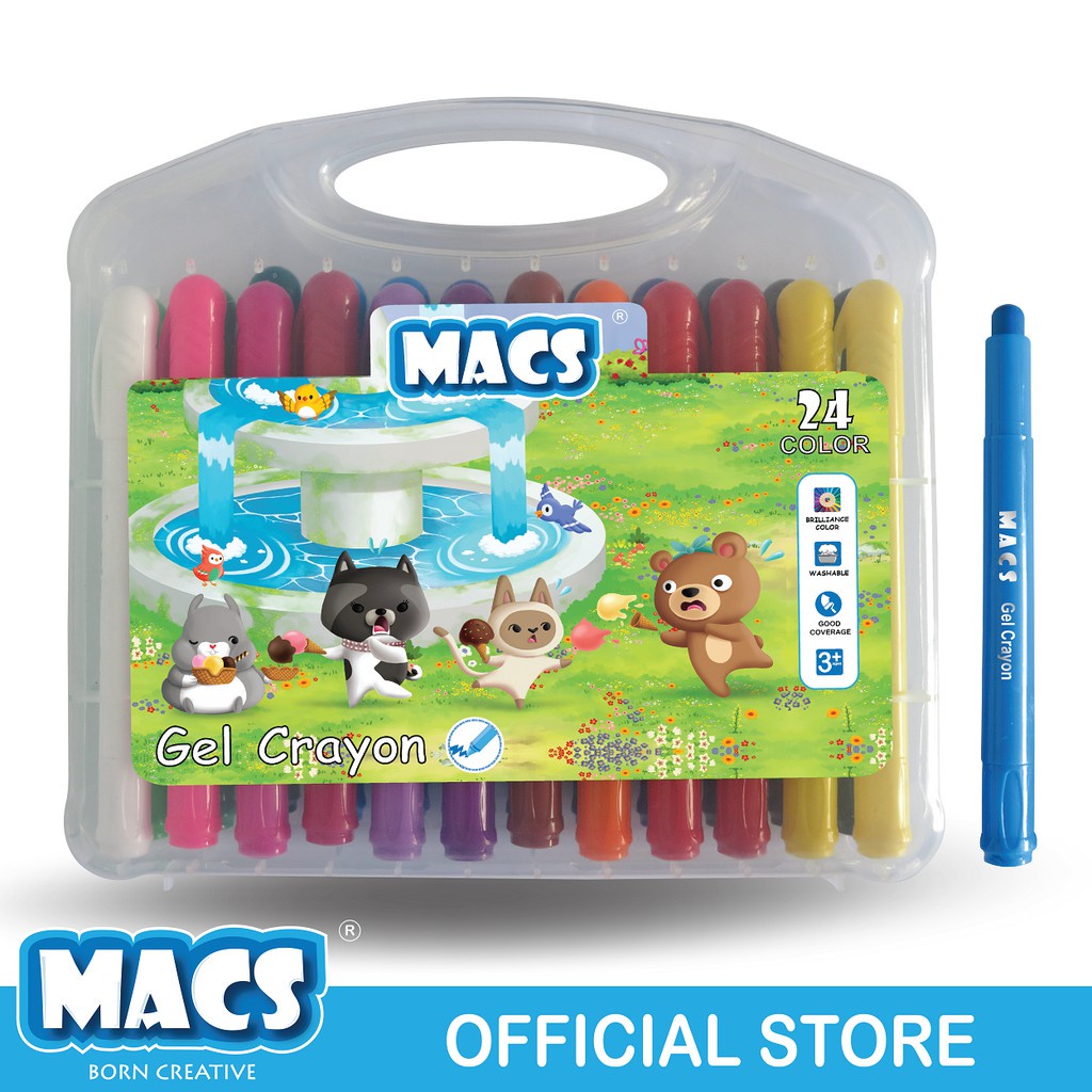 

Gel Crayon Macs 24 Colors