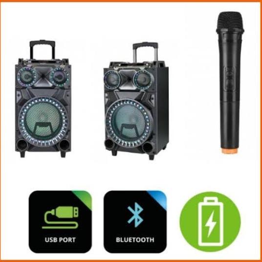 GMC 899B/SPEAKER Portable GMC 899B 12 INCH - POWER 250W RMS + FREE MIC