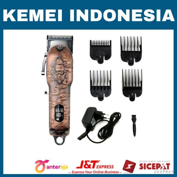 Mesin cukur rambut Kemei km-3705 Hair Clipper for Barber 10W 2500mAh