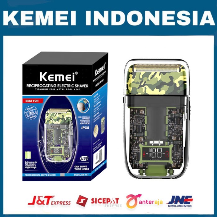Kemei KM-TX7 Alat Cukur Elektrik