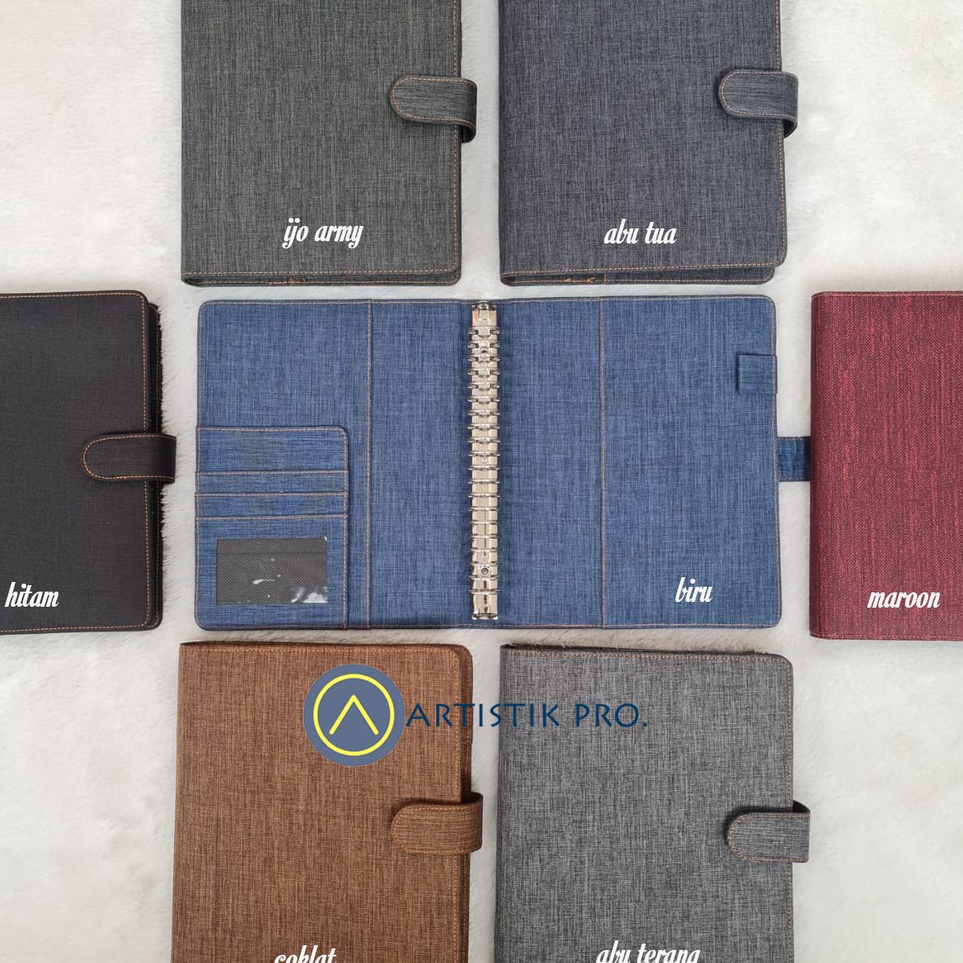 

[ART. L78S] BINDER JEANS/DENIM 7 PILIHAN WARNA, A5 & B5