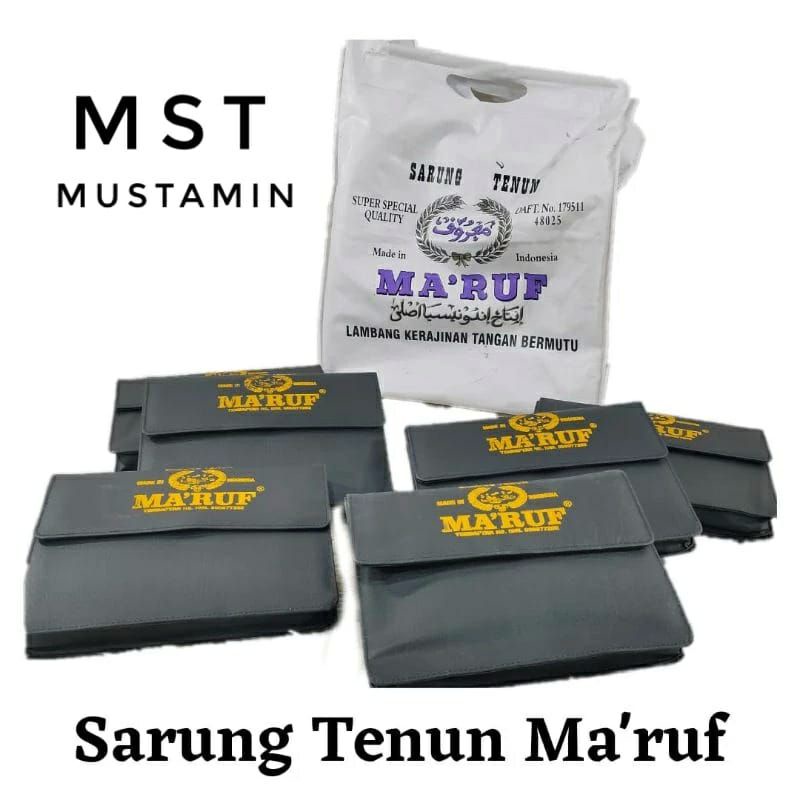 Sarung Tenun Ma'ruf MST (Mustamin) Ecer GrosirSN
