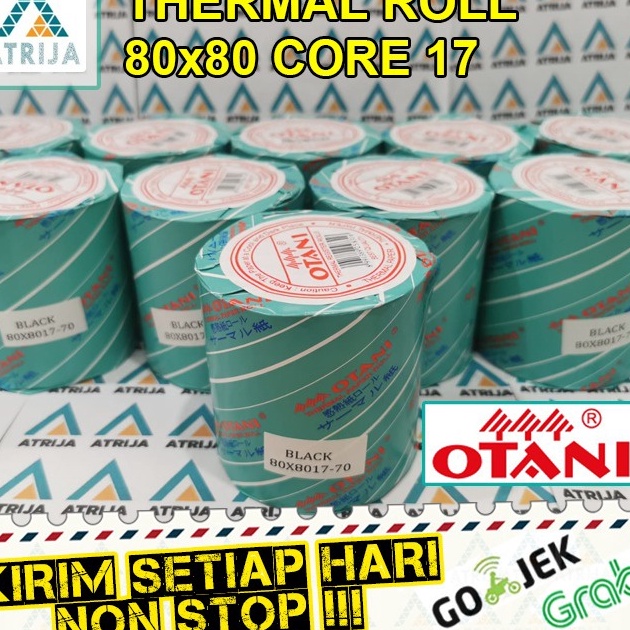 

SMCQ3924 Terbaru Thermal Paper Roll OTANI 80x80 Core 17. Kertas Thermal. Kertas Struk Kasir