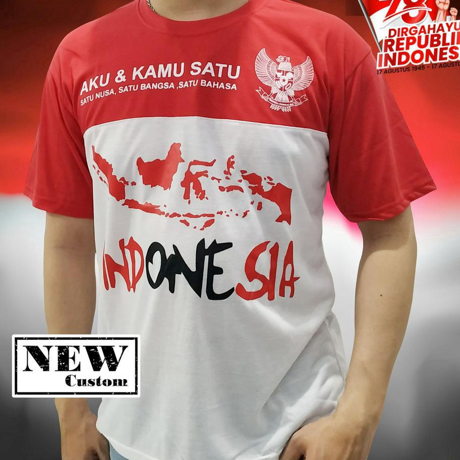 Terupdate KAOS MERAH PUTIH 17 AGUSTUS  th 78 / kaos 17 agustus 2023 Super Promo