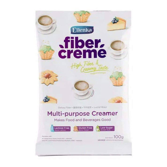 

FNSK8434 (C6369] Fiber Creme Ellenka 100 gr high fiber & creamy taste sachet promo