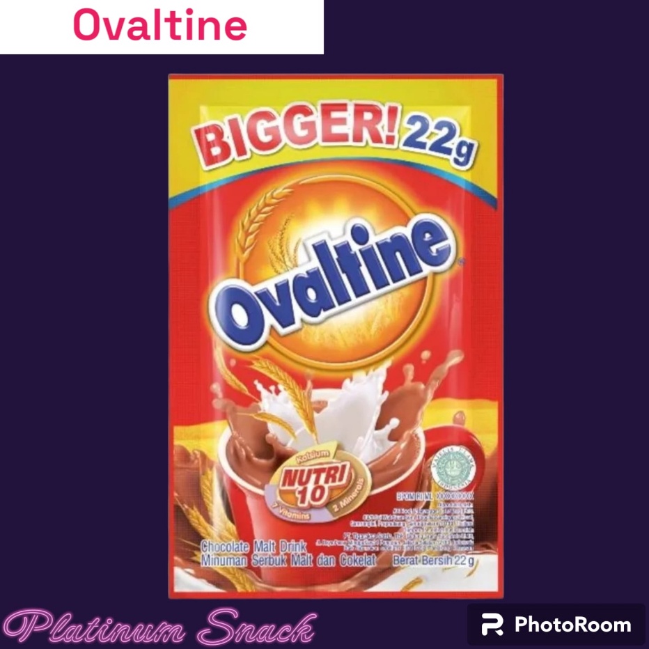 

➔➝✺❇ Ovaltine Drink Sachet BIGGER | Isi 10 Bks @ 22 Gr Terupdate