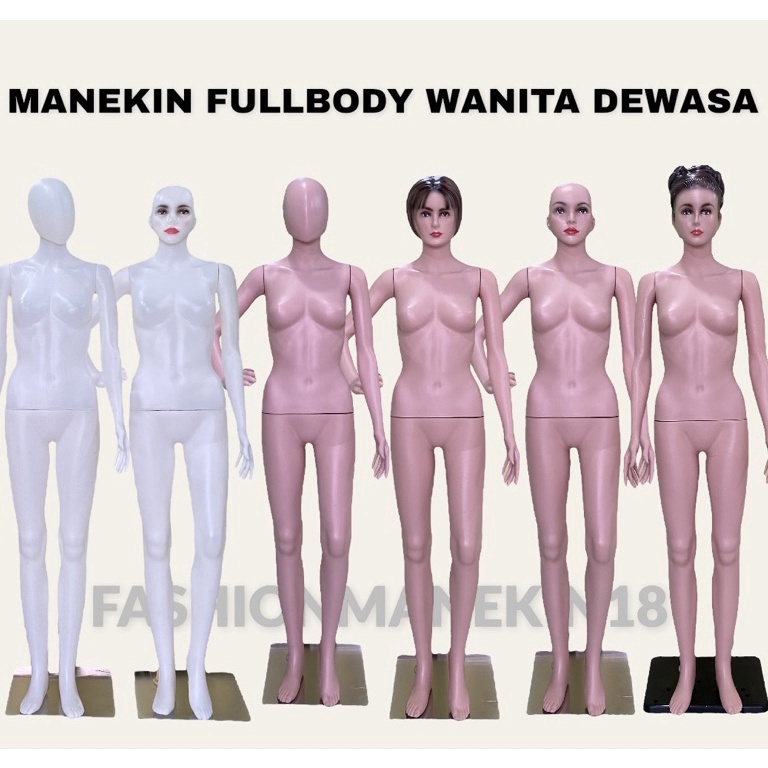 LANGSUNG ATC MANEKIN FULLBODY WANITA DEWASA - PATUNG BAJU WANITA UNTUK GAMIS - GAUN - KEBAYA