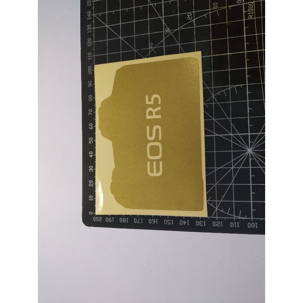 

cutting stiker eos r5