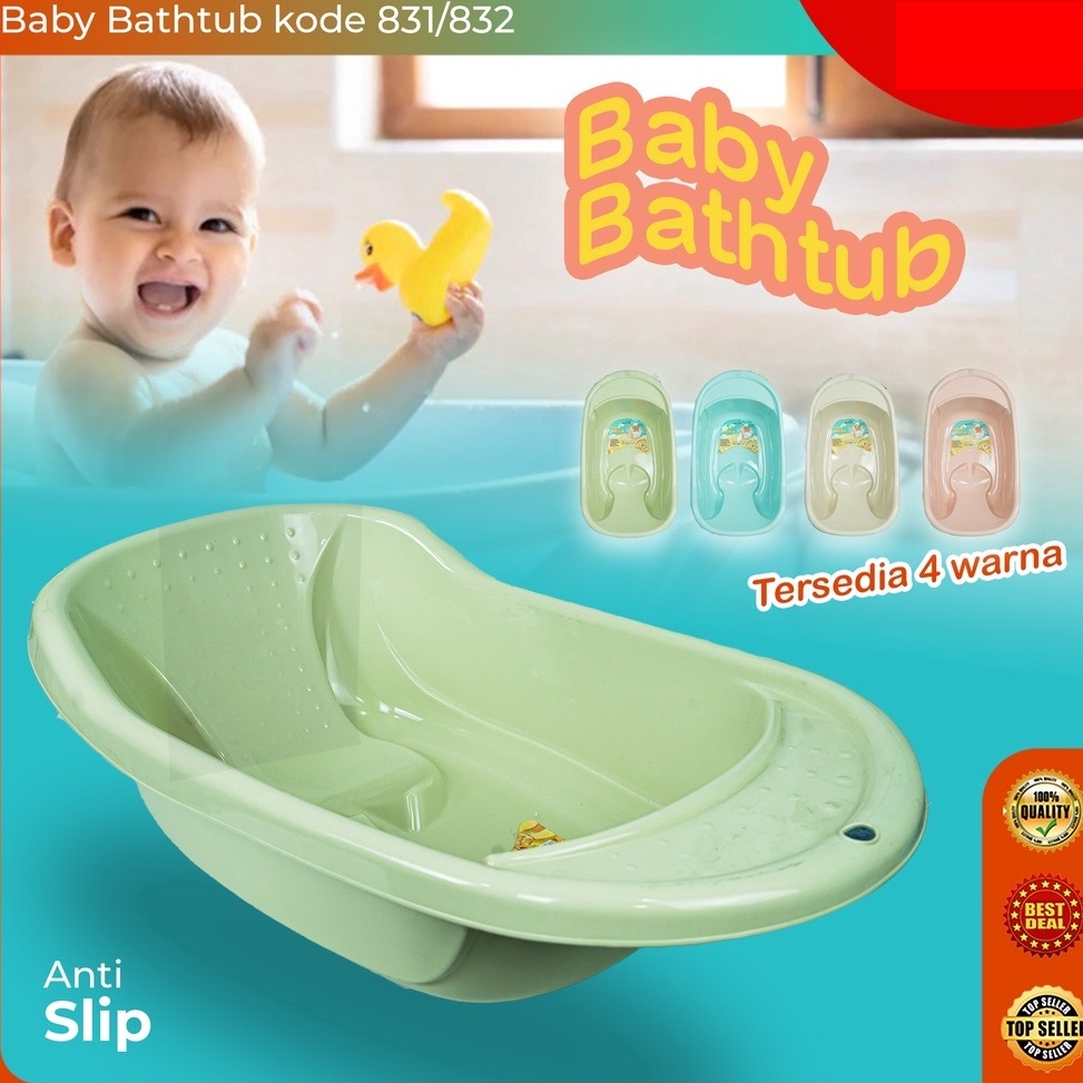 uk YOMI Bak Mandi Bayi Plastik 831/832 Kamar Mandi Baby Bathtub baskom mandi ✢ (Terkini)