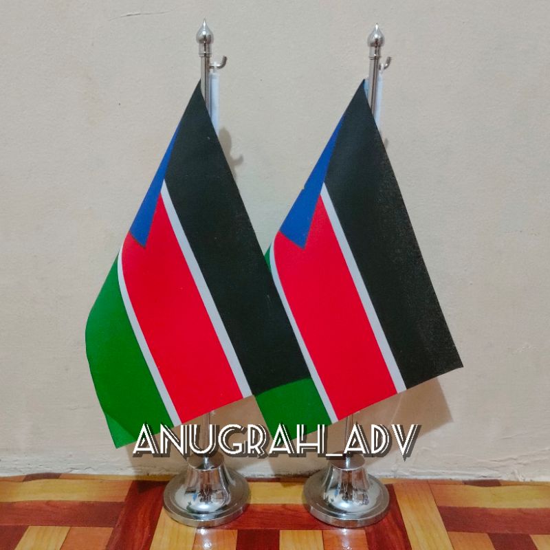 

tiang stainless bendera meja SUDAN SELATAN