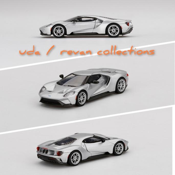 MiniGT Mini GT 340 Ford GT Ingot Silver