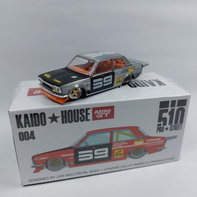 CHASE Mini GT MiniGT x Kaido House Datsun 510 Pro Street SK510 Orange