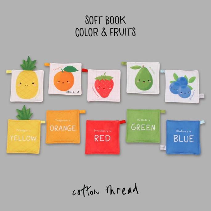 

favorit] Soft Book - Color and Fruits ( Stage 3) - Cotton Thread