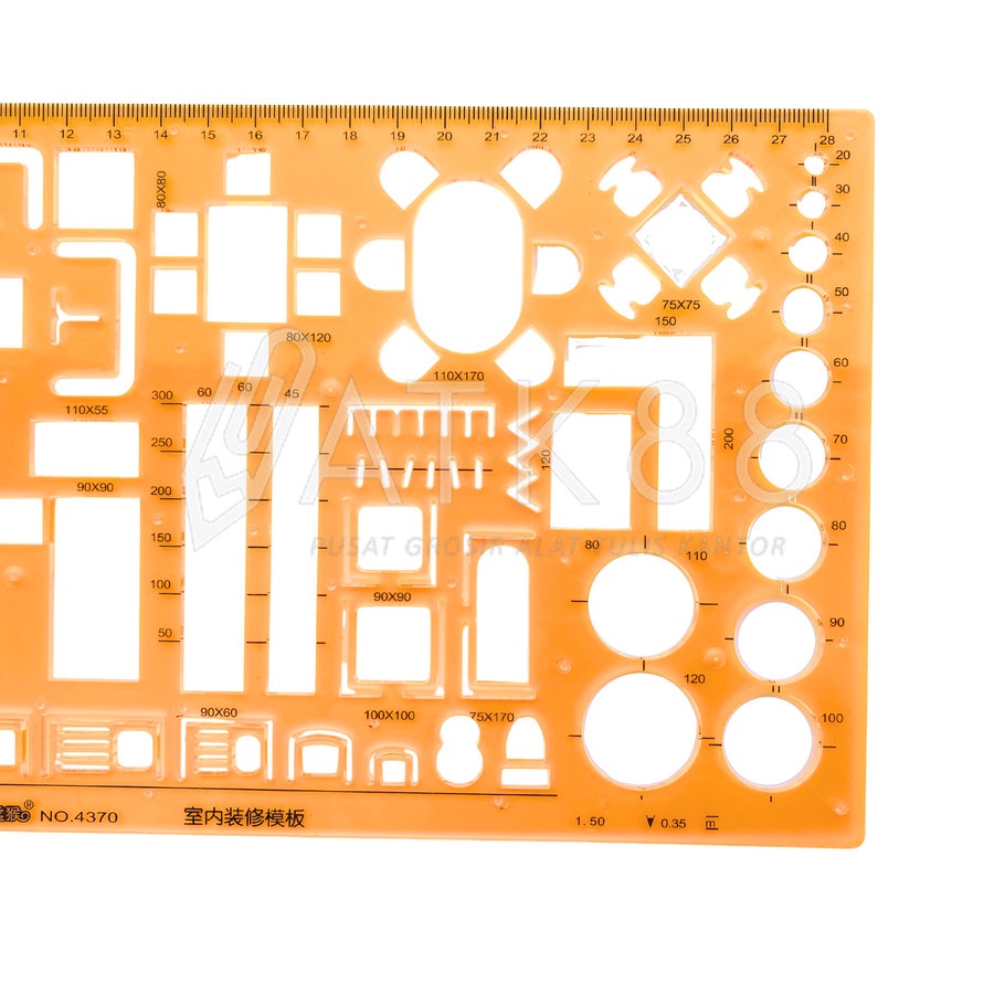 

Ggaris Sablon Mal Furniture 4370 - Interior Template 1:50