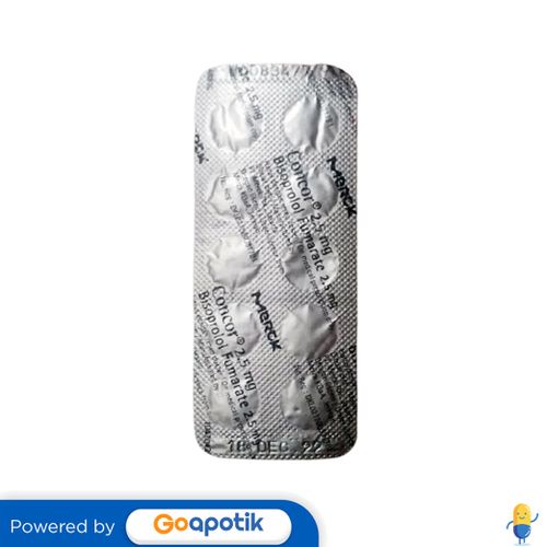 CONCOR 2.5 MG BLISTER 10 TABLET