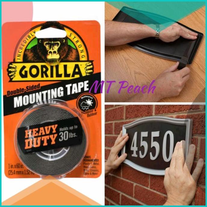 

GORILLA DOUBLE TAPE HEAVY DUTY 2.5CM 1INCH 20JVLZ3 sparepart