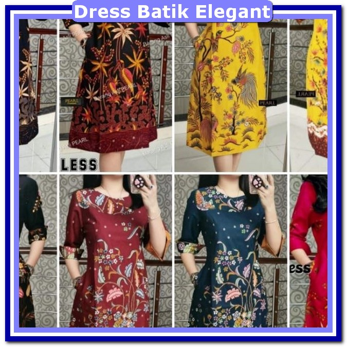 Tunik Terbaru 2023 Kekinian Import Motif Bathik Drreas Dress Kekinian 2023 Terbaru Untuk Remaja Baju