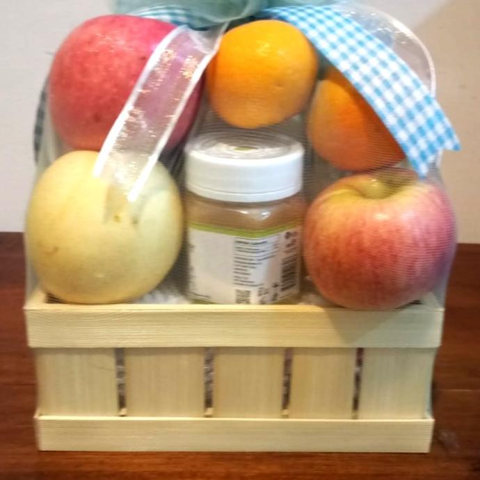 

Parcel Buah Import Segar Hampers Set A Mix Madu Clover Honey Cassyon