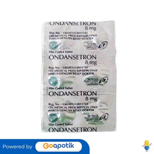 ONDANSETRON NOVELL 8 MG STRIP 6 TABLET