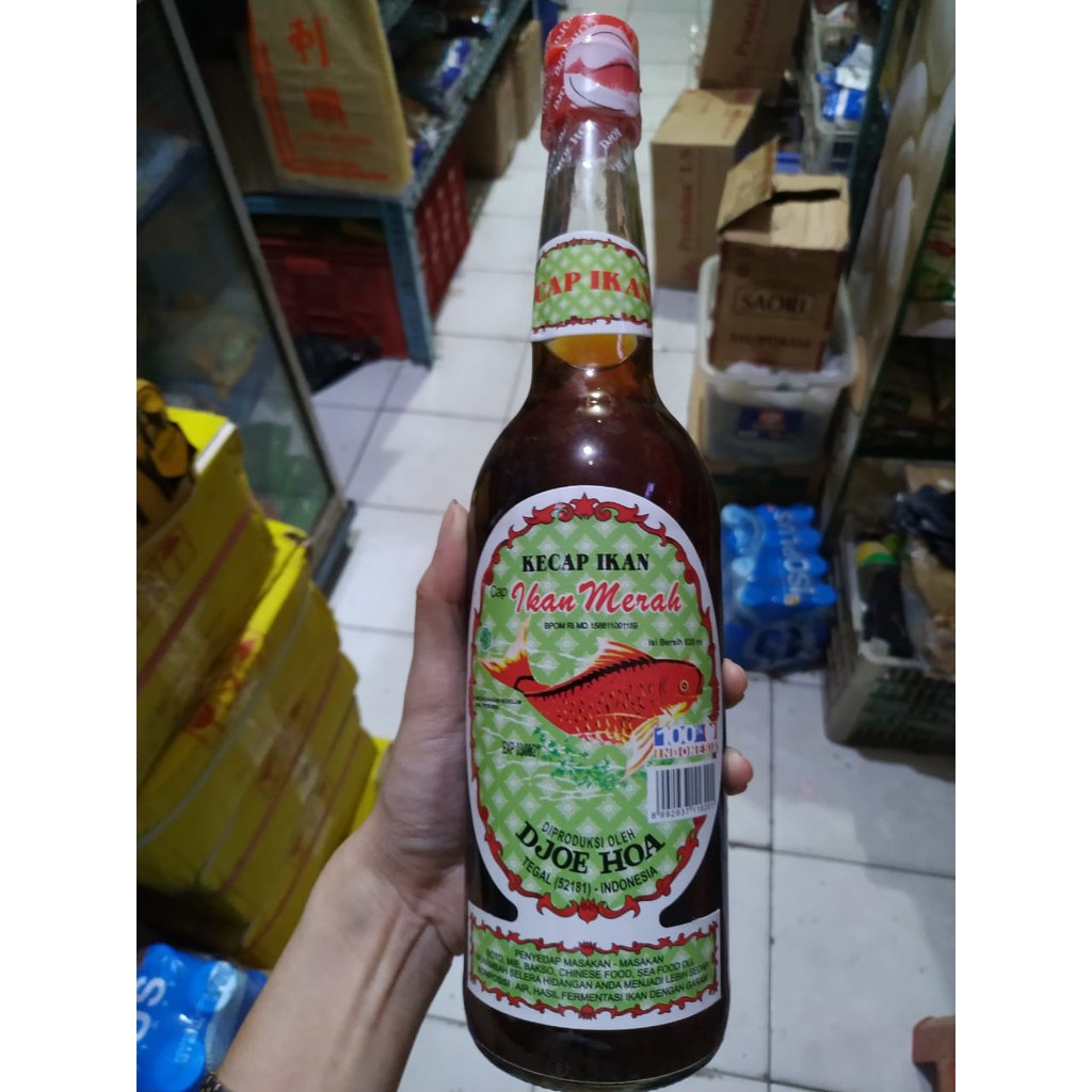 

Kecap Ikan Cap Ikan Merah Juha Djoe Hoa 620 Ml