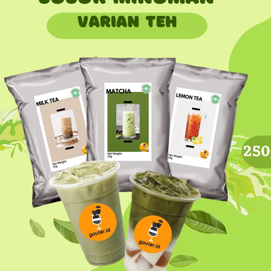 

Jual BUBUK MINUMAN RASA TEH 250GR / SERBUK MINUMAN ANEKA RASA / POWDER MINUMAN / MINUMAN KEKINIAN BOBA Grosir