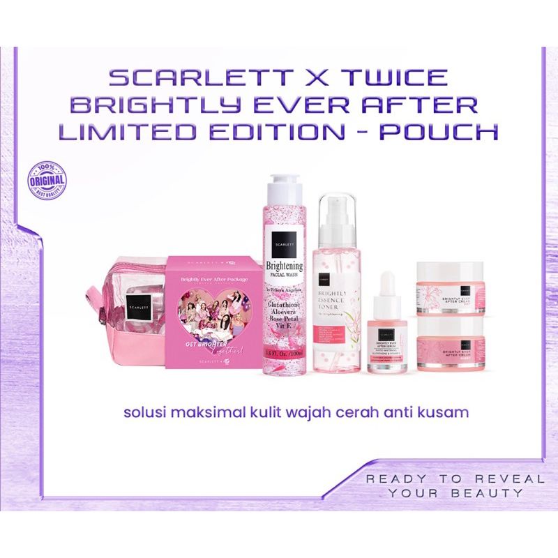 paket skincare Scarlett brightteing