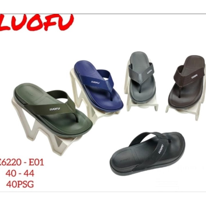 Terlaku.. LUOFU 6220  E01 SANDAL JEPIT PRIA/ SENDAL JAPIT COWOK.