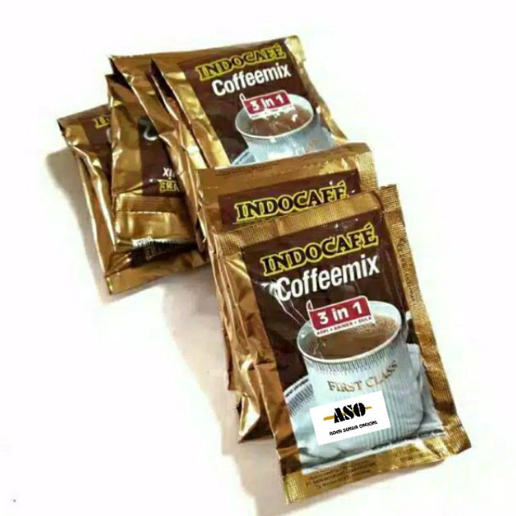 

Laris INDOCAFE COFFEMIX 3IN1 20GR RENCENG (ISI 10) Pasti Murah