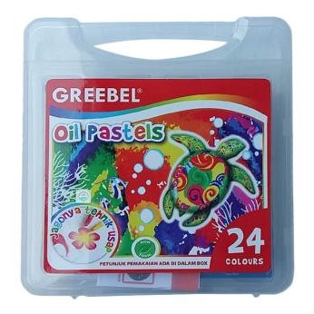 

➥❇❋ Crayon / Krayon Oil Pastel - Greebel 24 Warna MURAH Diskon Promo