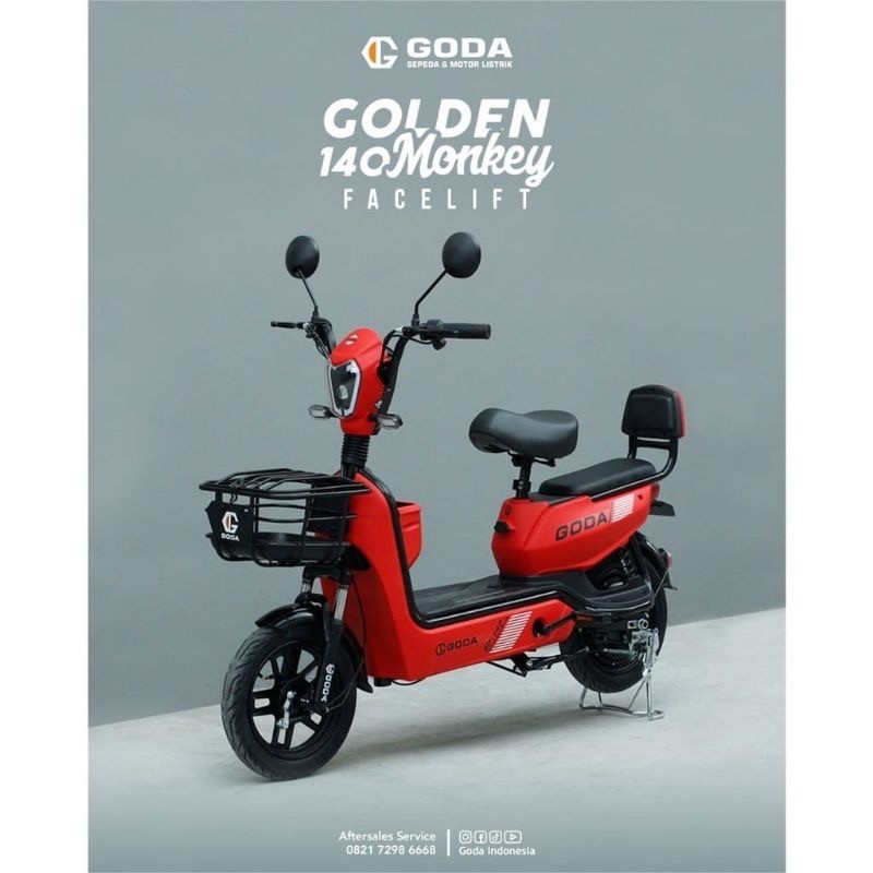 SEPEDA LISTRIK GODA GOLDEN 140 MONKEY