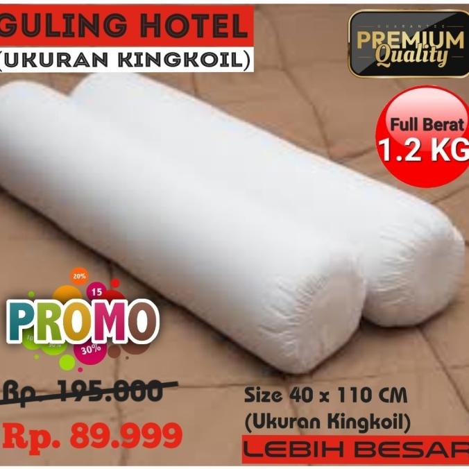 Guling Hotel Premium Ukuran Jumbo 40x110 CM Harga Promo