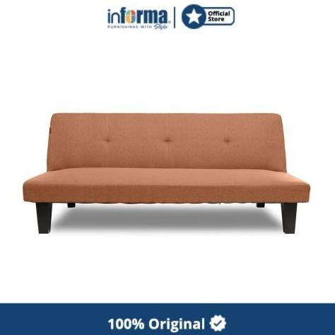 Informa Oakland Sofa Bed Fabric - Cokelat