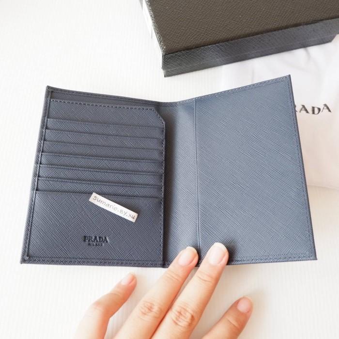 Passport Holder Passpor Cover Tempat Paspor Kulit Asli Prada
