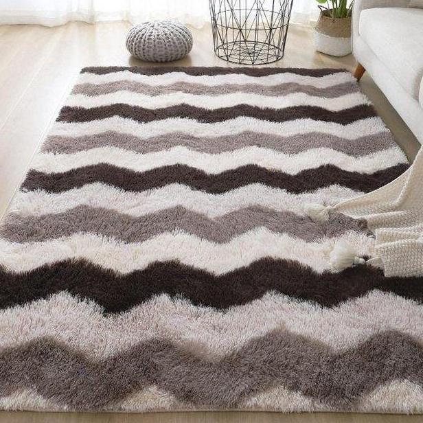 Karpet Bulu Motif Jumbo Uk 200 x 200cm/Karpet Bulu Lantai Anti Slip