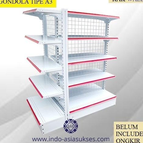 Rak Gondola Minimarket - Tipe Wall Gondola A3 SUCA