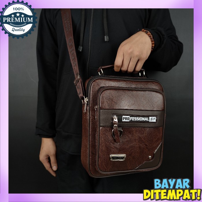 Tas Tad Taa Tass Selempang Samping Soren Srempang Slepang Selampang Cangklong Jalan Kondangan Pria L