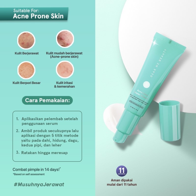 Dear Me Beauty Acne Series - Acne Care Water Cream