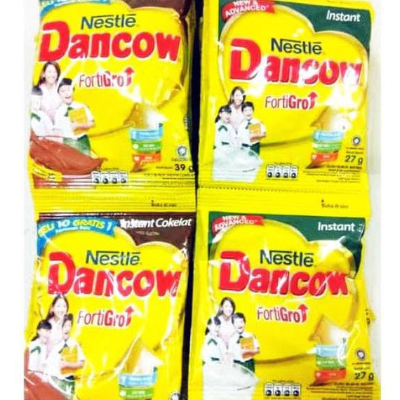 

JXVV9820 COD ☘️MUMTAAZZTORE☘️ NESTLE DANCOW FORTIGRO SUSU BUBUK 10 SACHET