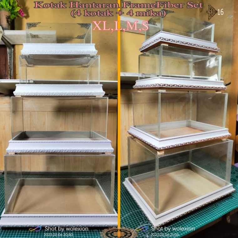 

[6WY] Box Hantaran Fiberframe set isi 4 5665