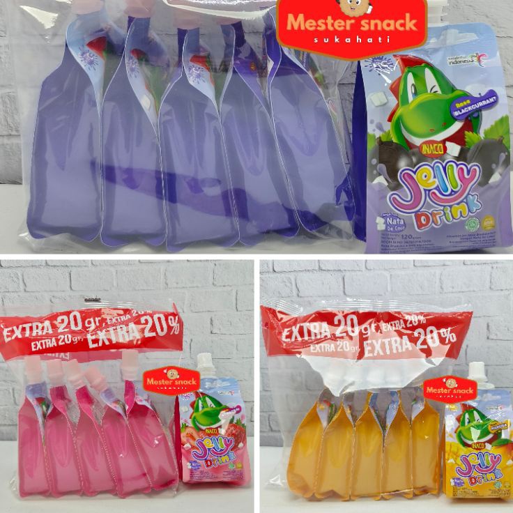 

Ready Stock Inaco Jelly Drink | Minuman Jelly | Nata de Coco | Hampers Anak Pink Terkini