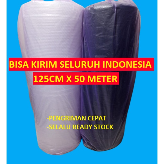 

LarismanisN3z3Y BUBBLE WRAP 2KG, UKURAN 125CM x 50M BUBBLE WRAP HITAM BUBBLE WRAP BENING