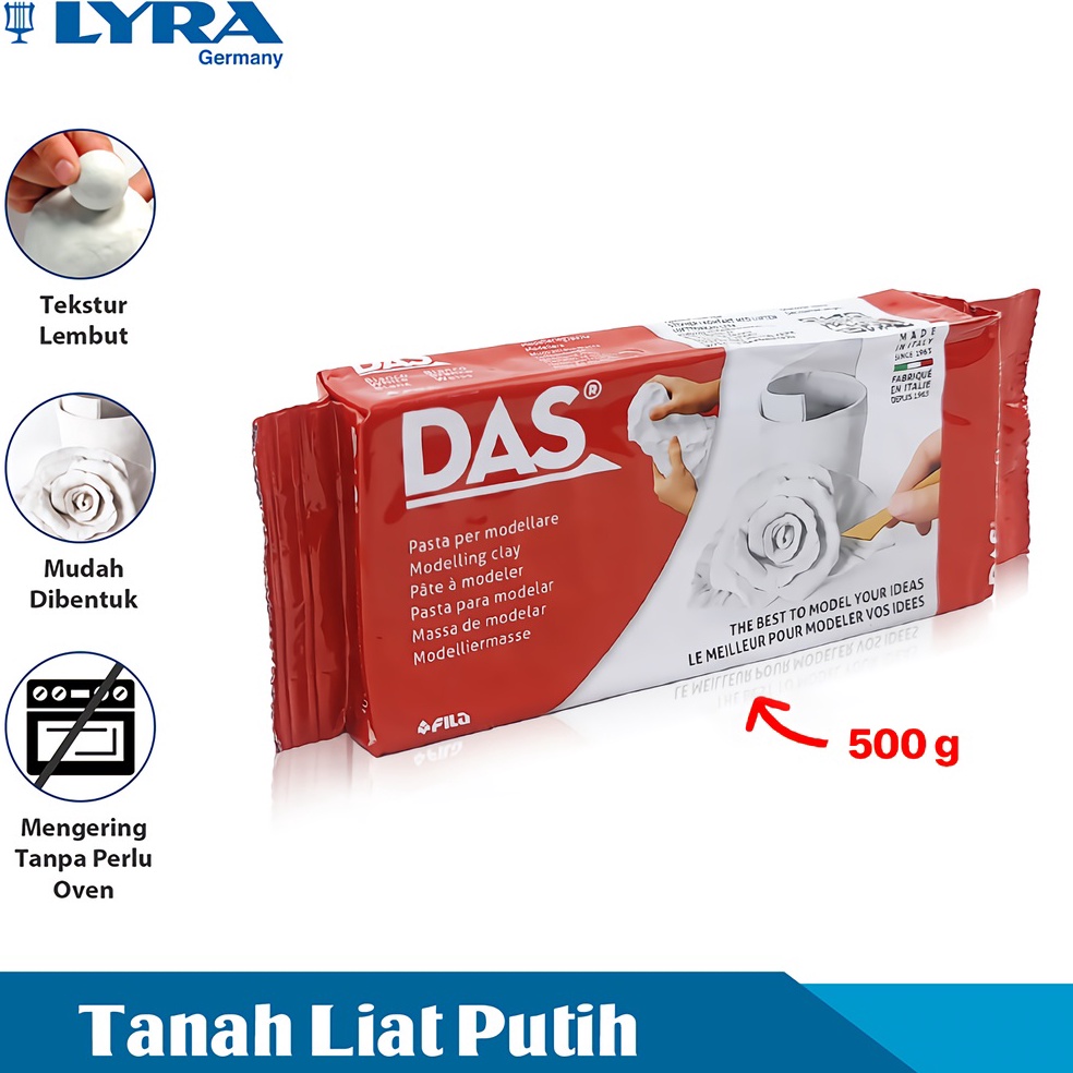 

Star 6.6 Das Tanah Liat Prakarya 500 G Das Modeling Material Clay Kering Tanpa Oven Lyr-387000