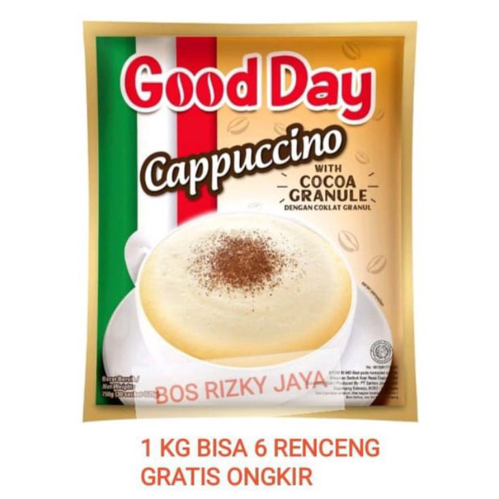 

➫➻❀✺ GOOD DAY Kopi Cappuccino / Coffee Instant / Kopi Susu Cappucino Goodday 10 BUNGKUS Diskon