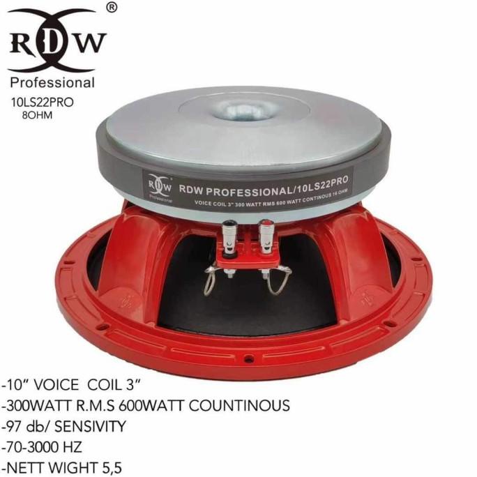 speaker rdw 10 inch ls22 original